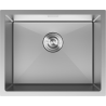 Mexen Trixo rozsdamentes acél mosogató 1-medencés 540 x 440 mm, inox - 6414541000-01