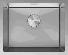 Mexen Trixo rozsdamentes acél mosogató 1-medencés 540 x 440 mm, inox - 6414541000-01