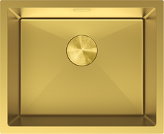 Mexen Trixo chiuvetă de bucătărie din oțel cu 1 compartiment 540 x 440 mm, auriu - 6414541000-55