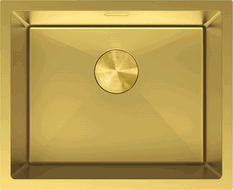 Mexen Trixo rozsdamentes acél mosogató 1 rekeszes 540 x 440 mm, arany - 6414541000-55