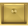 Mexen Trixo chiuvetă de bucătărie din oțel cu 1 compartiment 540 x 440 mm, auriu - 6414541000-55