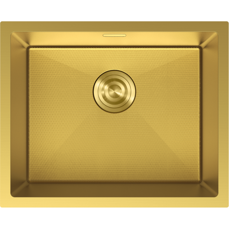 Mexen Trixo acél mosogató 1-medencés 540 x 440 mm, arany HC - 6414541000-55HC