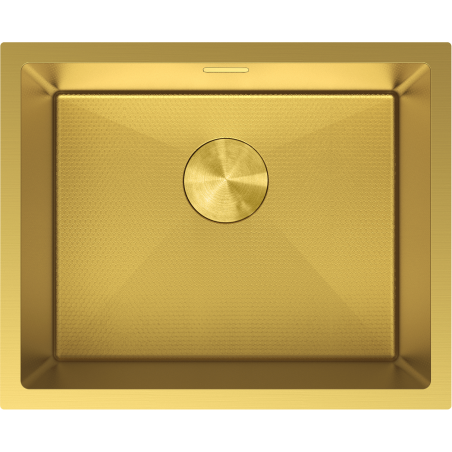 Mexen Trixo acél mosogató 1-medencés 540 x 440 mm, arany HC - 6414541000-55HC