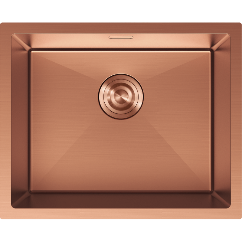 Mexen Trixo chiuvetă de oțel inoxidabil cu 1 compartiment 540 x 440 mm, cupru - 6414541000-65