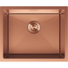 Mexen Trixo acél mosogató 1-medencés 540 x 440 mm, réz - 6414541000-65