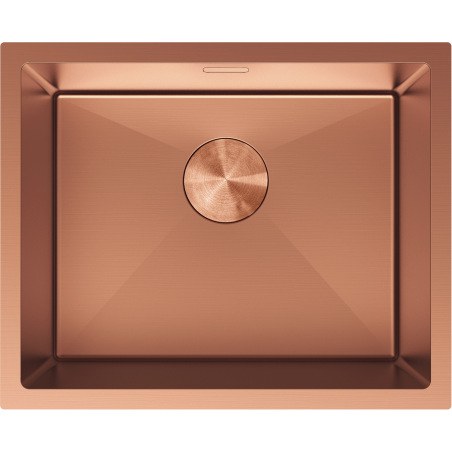 Mexen Trixo chiuvetă de oțel inoxidabil cu 1 compartiment 540 x 440 mm, cupru - 6414541000-65