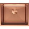 Mexen Trixo acél mosogató 1-medencés 540 x 440 mm, réz - 6414541000-65