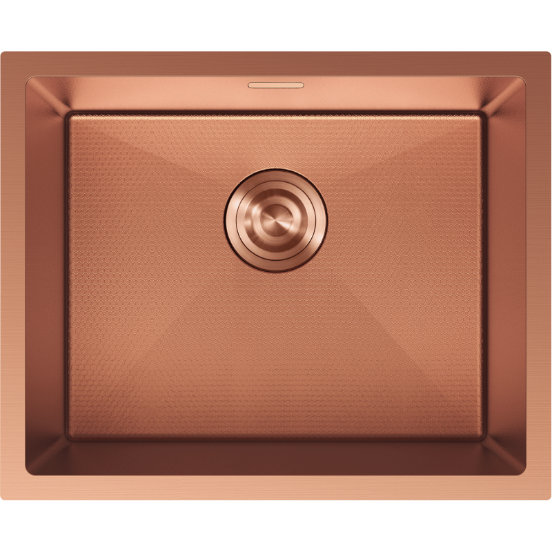 Mexen Trixo chiuvetă de oțel inoxidabil cu 1 cameră 540 x 440 mm, cupru HC - 6414541000-65HC
