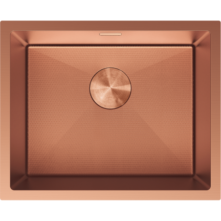 Mexen Trixo acél mosogató 1-medencés 540 x 440 mm, réz HC - 6414541000-65HC