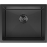 Mexen Trixo 1-medencés, fekete rozsdamentes acél mosogató 540 x 440 mm, HC - 6414541000-70HC