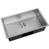 Mexen Trixo rozsdamentes acél mosogató, 1-medencés, 750 x 440 mm, inox - 6415751000-01