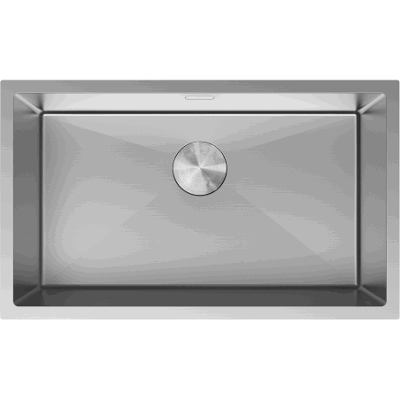 Mexen Trixo egymedencés rozsdamentes acél mosogató 750 x 440 mm, inox - 6415751000-01