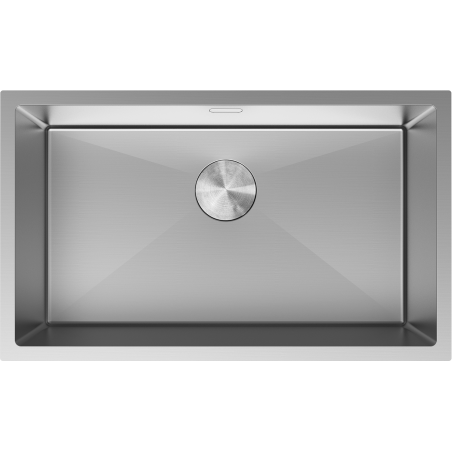 Mexen Trixo rozsdamentes acél mosogató, 1-medencés, 750 x 440 mm, inox - 6415751000-01