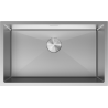 Mexen Trixo rozsdamentes acél mosogató, 1-medencés, 750 x 440 mm, inox - 6415751000-01