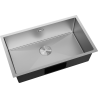 Mexen Trixo rozsdamentes acél mosogató, 1-medencés, 750 x 440 mm, inox - 6415751000-01