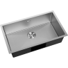 Mexen Trixo rozsdamentes acél mosogató, 1 kamrás, 750 x 440 mm, inox HC - 6415751000-01HC