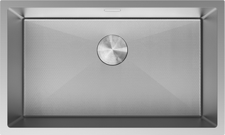 Mexen Trixo rozsdamentes acél mosogató, 1 kamrás, 750 x 440 mm, inox HC - 6415751000-01HC