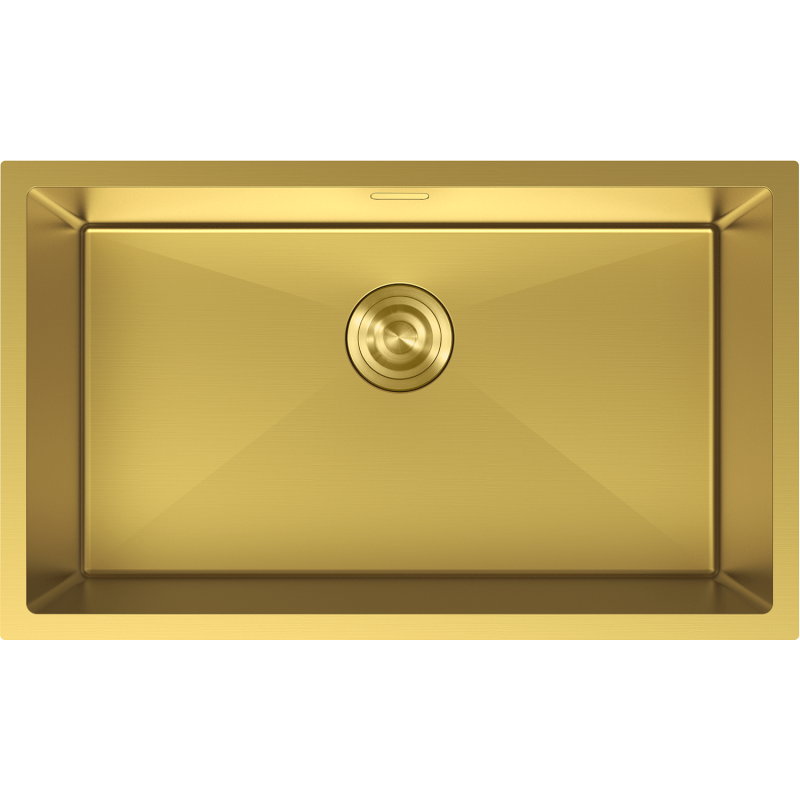 Mexen Trixo chiuvetă din oțel inoxidabil cu 1 compartiment 750 x 440 mm, auriu - 6415751000-55
