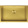 Mexen Trixo acél konyhai mosogató 1-medencés 750 x 440 mm, arany - 6415751000-55