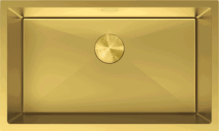 Mexen Trixo chiuvetă din oțel inoxidabil cu 1 compartiment 750 x 440 mm, auriu - 6415751000-55