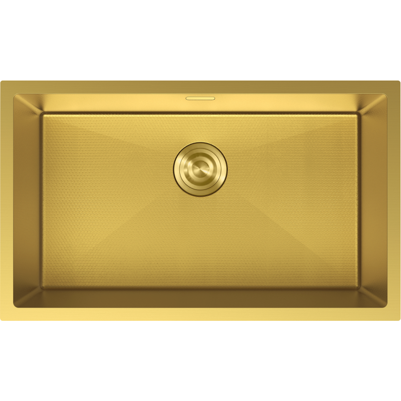 Mexen Trixo egykamrás acél mosogató 750 x 440 mm, arany HC - 6415751000-55HC