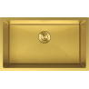 Mexen Trixo chiuvetă din oțel inoxidabil, 1 compartiment, 750 x 440 mm, auriu HC - 6415751000-55HC