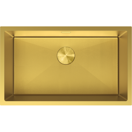 Mexen Trixo egykamrás acél mosogató 750 x 440 mm, arany HC - 6415751000-55HC