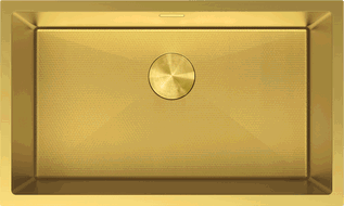 Mexen Trixo egykamrás acél mosogató 750 x 440 mm, arany HC - 6415751000-55HC