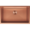 Mexen Trixo chiuvetă din oțel inoxidabil cu 1 cuvă 750 x 440 mm, cupru HC - 6415751000-65HC