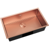 Mexen Trixo chiuvetă din oțel inoxidabil cu 1 cuvă 750 x 440 mm, cupru HC - 6415751000-65HC
