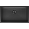 Mexen Trixo chiuvetă de oțel inoxidabil cu 1 compartiment 750 x 440 mm, negru HC - 6415751000-70HC