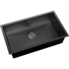 Mexen Trixo chiuvetă de oțel inoxidabil cu 1 compartiment 750 x 440 mm, negru HC - 6415751000-70HC