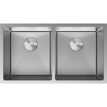 Mexen Binox chiuvetă de oțel 2 camere 800 x 450 mm, inox - 6421802000-01
