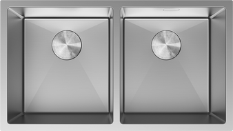 Mexen Binox chiuvetă de oțel 2 camere 800 x 450 mm, inox - 6421802000-01