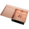 Mexen Exar chiuvetă din oțel cu 1 compartiment și scurgător dreapta 780 x 480 mm, cupru - 6434781010P-65