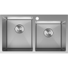 Mexen Xorin dupla acélmosogató 780 x 450 mm, inox - 6441782000-01