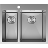 Mexen Flexo chiuvetă din oțel inoxidabil 1.5 camere 610 x 510 mm, inox - 6446611500-01