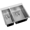 Mexen Flexo chiuvetă din oțel inoxidabil 1.5 camere 610 x 510 mm, inox - 6446611500-01