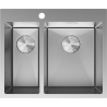 Mexen Flexo chiuvetă din oțel inoxidabil 1.5 camere 610 x 510 mm, inox - 6446611500-01