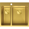 Mexen Flexo rozsdamentes mosogató 1,5 rekeszes 610 x 510 mm, arany HC - 6446611500-55HC