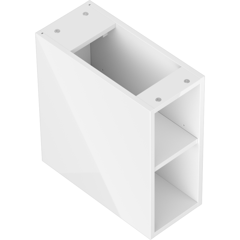 Mexen Box-A nyitott szekrény 20 cm-es polccal, fehér fényes - 91AX2-0200-470-0-00