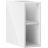 Mexen Box-A nyitott szekrény 20 cm-es polccal, fehér fényes - 91AX2-0200-470-0-00