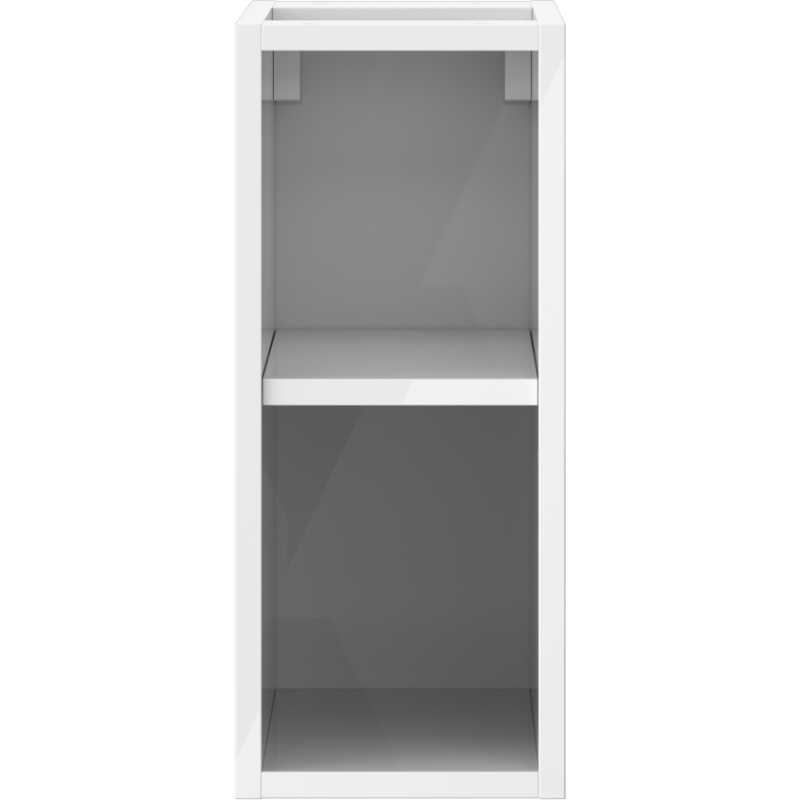 Mexen Box-A nyitott szekrény 20 cm-es polccal, fehér fényes - 91AX2-0200-470-0-00