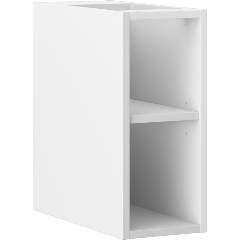 Mexen Box-A nyitott szekrény polccal 20 cm, matt fehér - 91AX2-0200-470-0-01