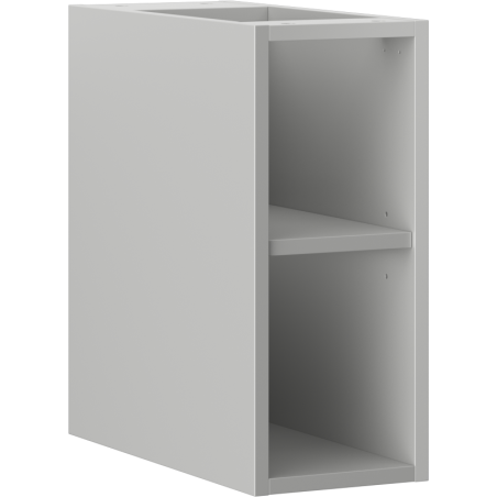 Mexen Box-A nyitott szekrény polccal 20 cm, szürke matt - 91AX2-0200-470-0-62