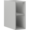 Mexen Box-A nyitott szekrény polccal 20 cm, szürke matt - 91AX2-0200-470-0-62