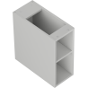 Mexen Box-A dulap deschis cu raft de 20 cm, gri mat - 91AX2-0200-470-0-62