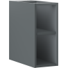 Mexen Box-A nyitott szekrény polccal 20 cm, grafit matt - 91AX2-0200-470-0-66