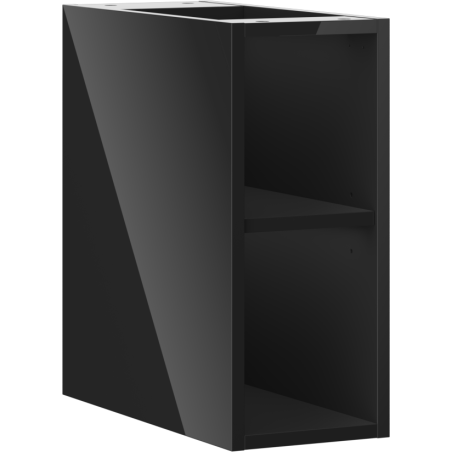 Mexen Box-A dulap deschis cu raft 20 cm, negru lucios - 91AX2-0200-470-0-70