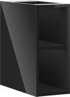 Mexen Box-A nyitott szekrény polccal 20 cm, fekete fény - 91AX2-0200-470-0-70